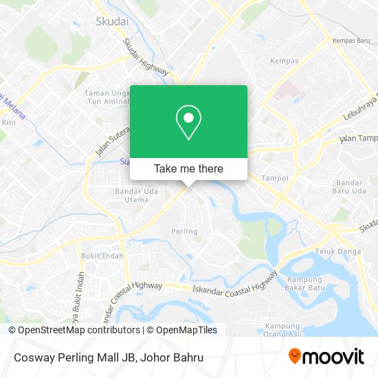 Cosway Perling Mall JB map