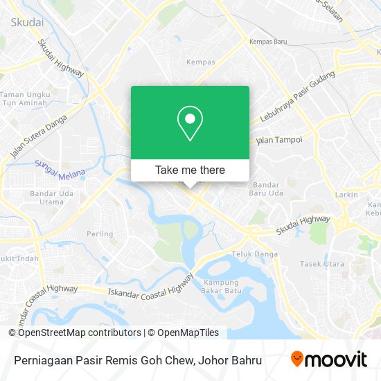 Perniagaan Pasir Remis Goh Chew map