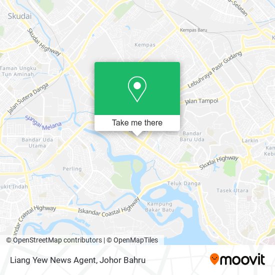 Liang Yew News Agent map
