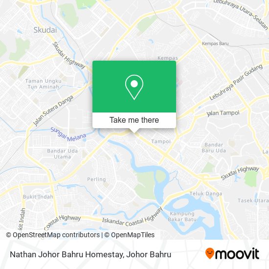 Nathan Johor Bahru Homestay map