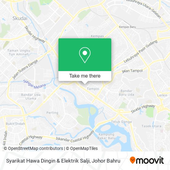 Syarikat Hawa Dingin & Elektrik Salji map