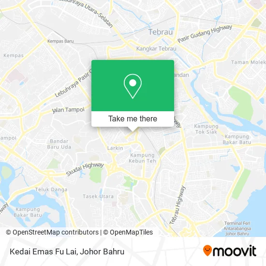 Kedai Emas Fu Lai map