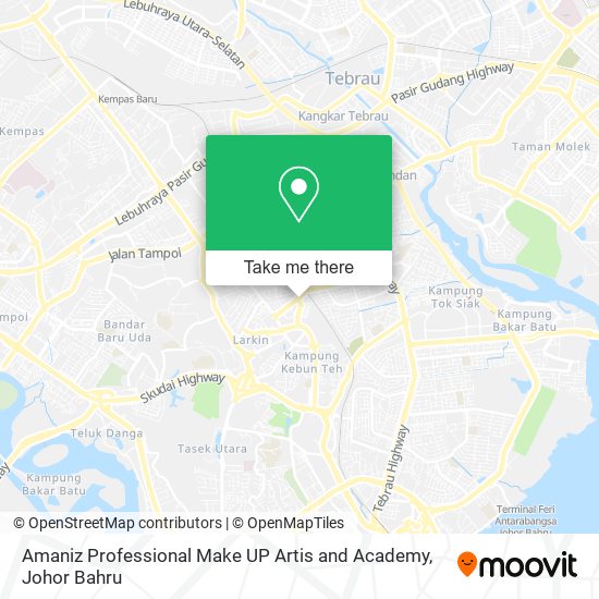 Amaniz Professional Make UP Artis and Academy map