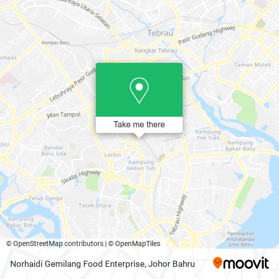 Norhaidi Gemilang Food Enterprise map