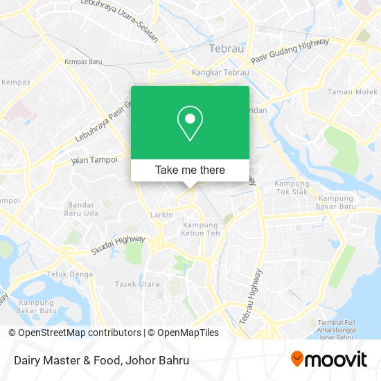 Dairy Master & Food map