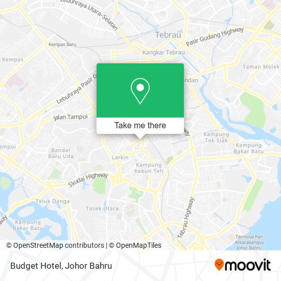 Budget Hotel map