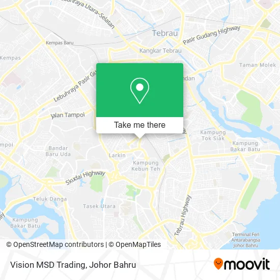 Vision MSD Trading map