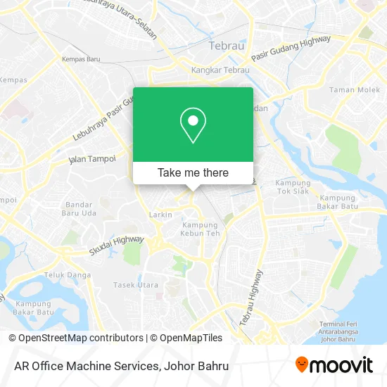 AR Office Machine Services map