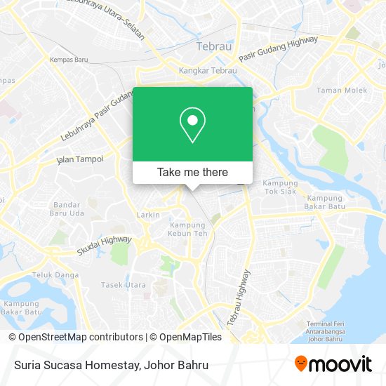 Suria Sucasa Homestay map