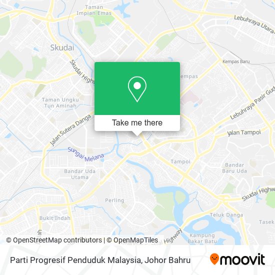 Parti Progresif Penduduk Malaysia map