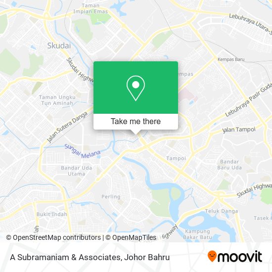 A Subramaniam & Associates map