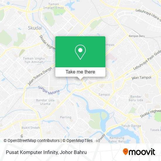 Pusat Komputer Infinity map
