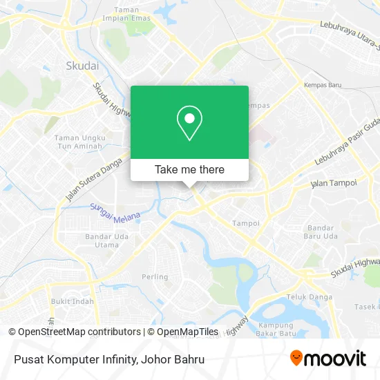 Pusat Komputer Infinity map