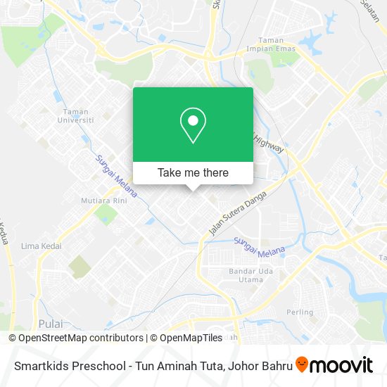 Smartkids Preschool - Tun Aminah Tuta map