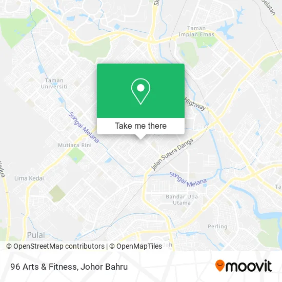 96 Arts & Fitness map