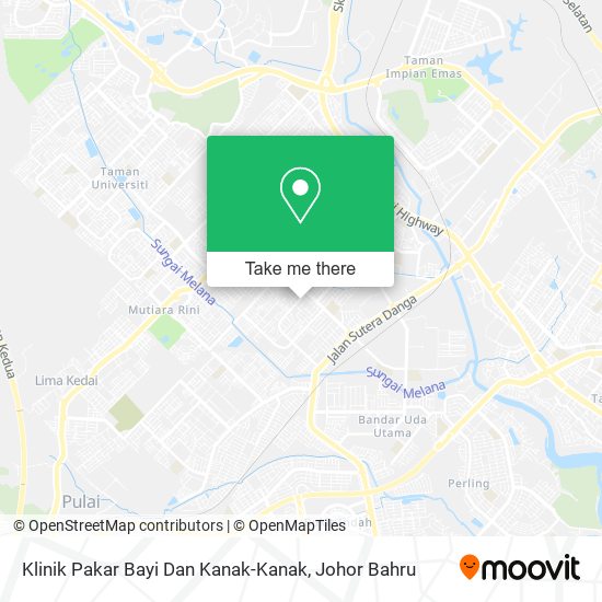 Klinik Pakar Bayi Dan Kanak-Kanak map