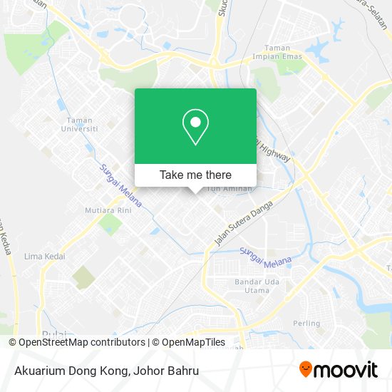 Akuarium Dong Kong map