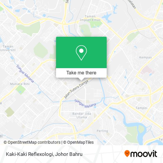 Kaki-Kaki Reflexologi map