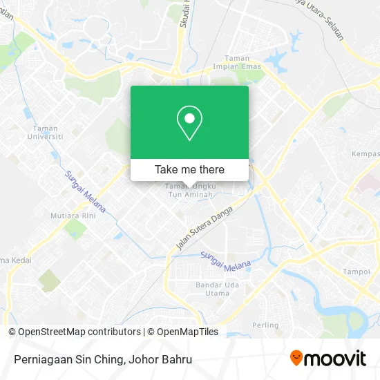 Perniagaan Sin Ching map