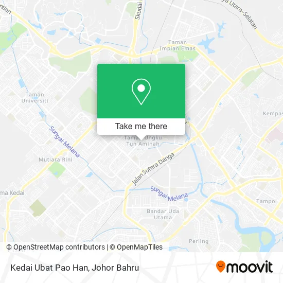 Kedai Ubat Pao Han map
