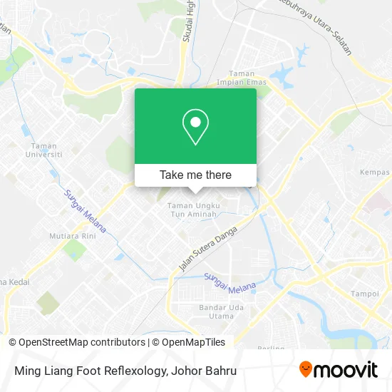 Ming Liang Foot Reflexology map
