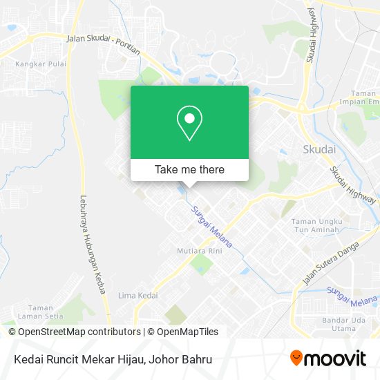 Kedai Runcit Mekar Hijau map