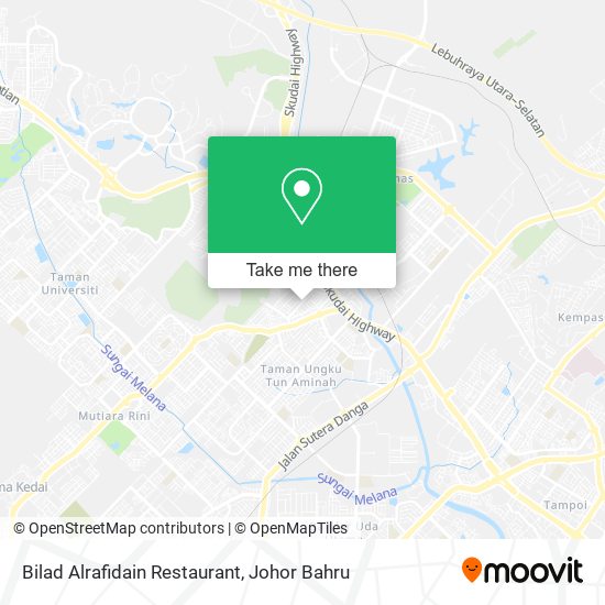 Bilad Alrafidain Restaurant map