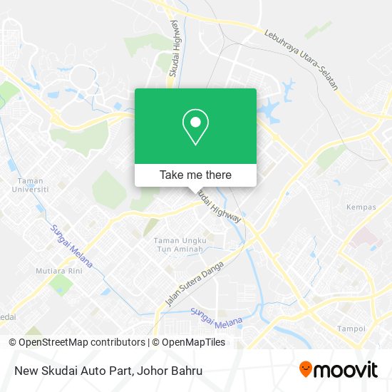 New Skudai Auto Part map