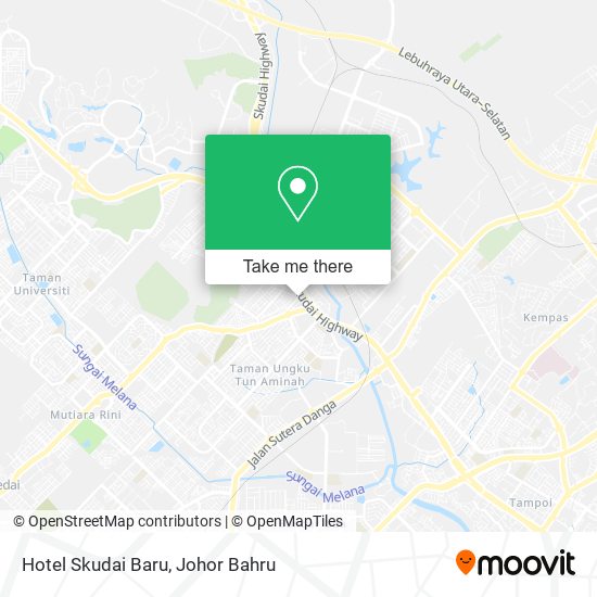 Hotel Skudai Baru map