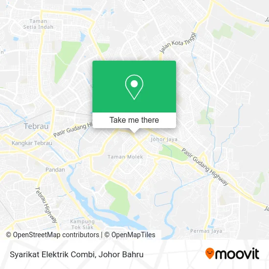Syarikat Elektrik Combi map