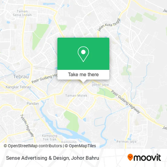 Sense Advertising & Design map