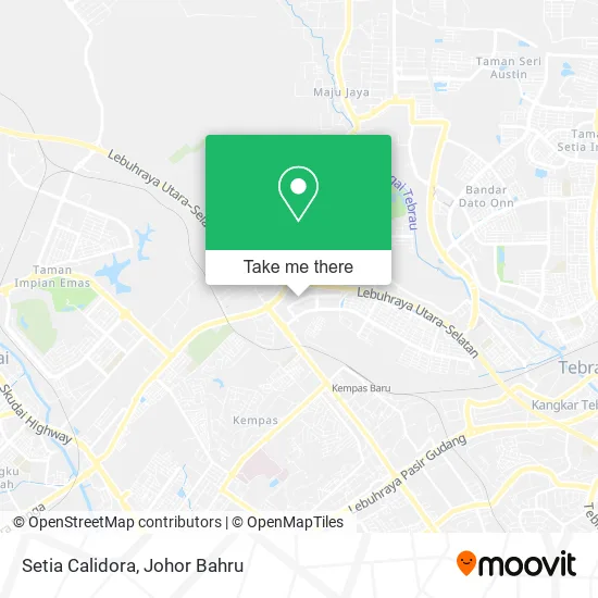 Setia Calidora map