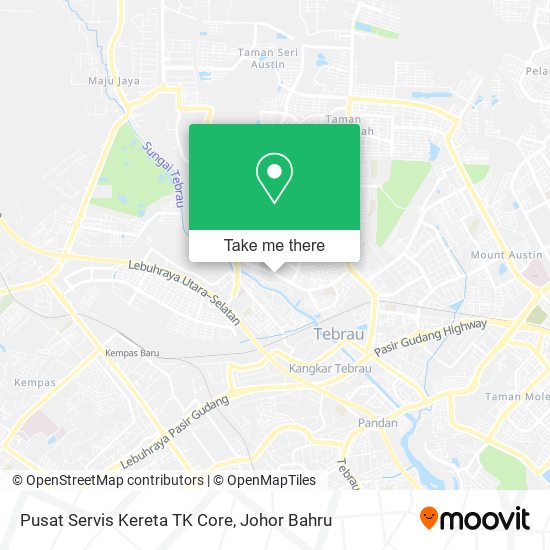 Pusat Servis Kereta TK Core map