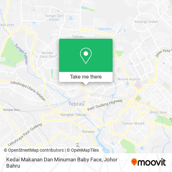 Kedai Makanan Dan Minuman Baby Face map