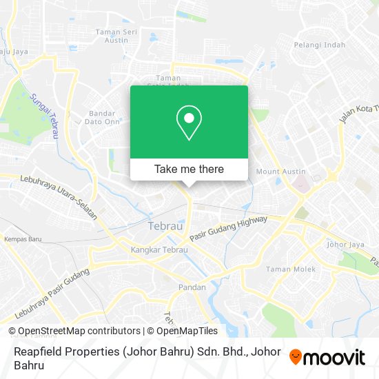 Reapfield Properties (Johor Bahru) Sdn. Bhd. map