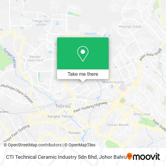 CTI Technical Ceramic Industry Sdn Bhd map