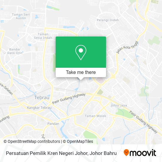 Persatuan Pemilik Kren Negeri Johor map