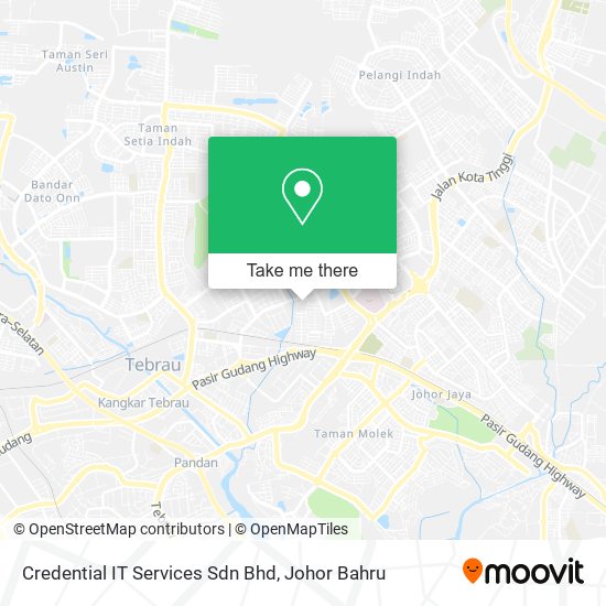 Credential IT Services Sdn Bhd map