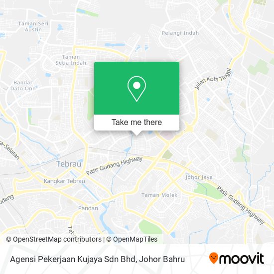 Agensi Pekerjaan Kujaya Sdn Bhd map