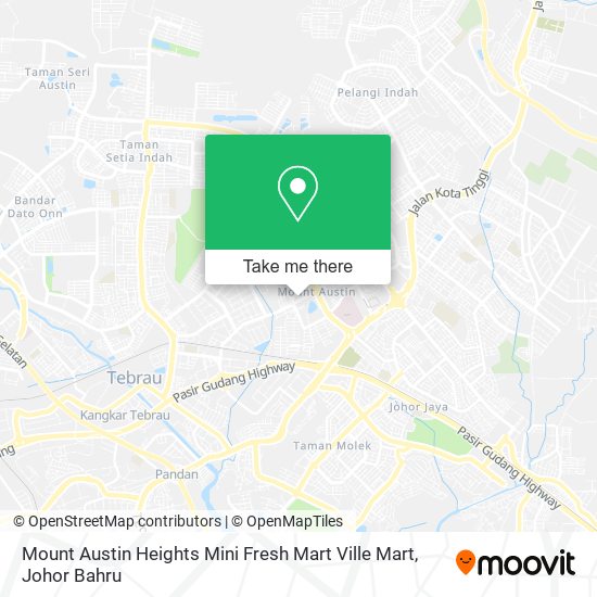 Mount Austin Heights Mini Fresh Mart Ville Mart map