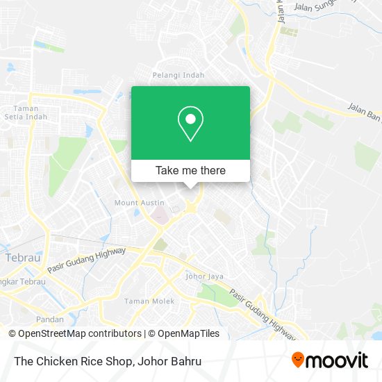 The Chicken Rice Shop map