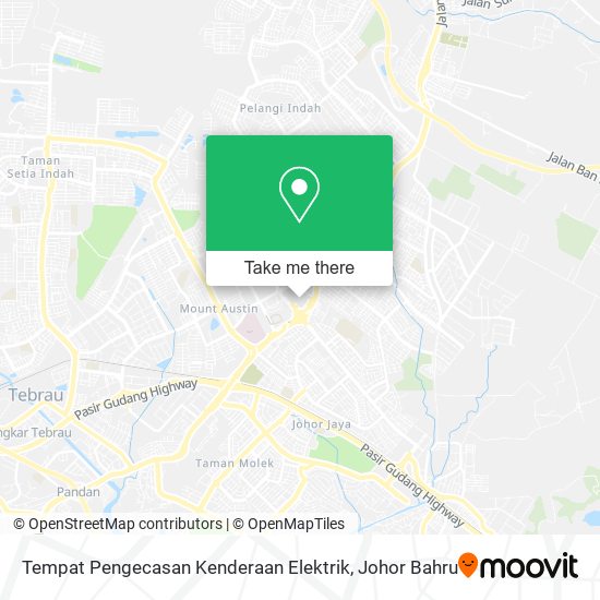 Tempat Pengecasan Kenderaan Elektrik map