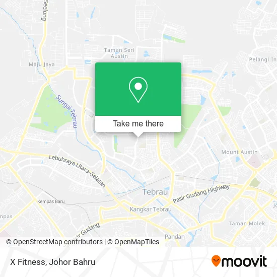 X Fitness map