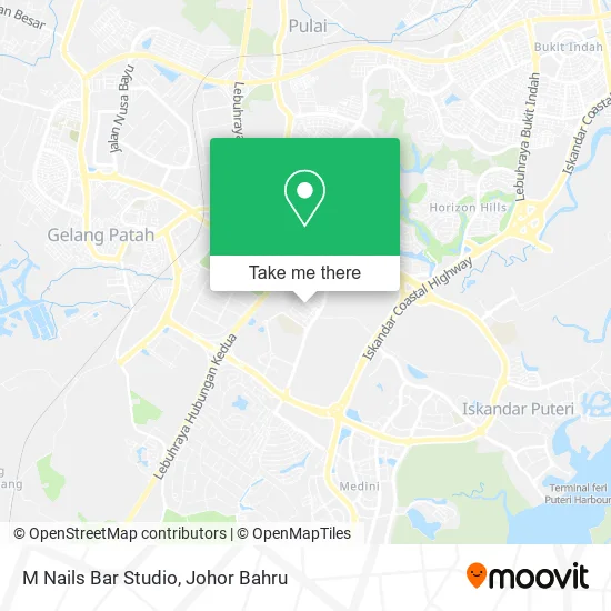 M Nails Bar Studio map