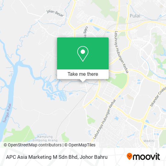 APC Asia Marketing M Sdn Bhd map