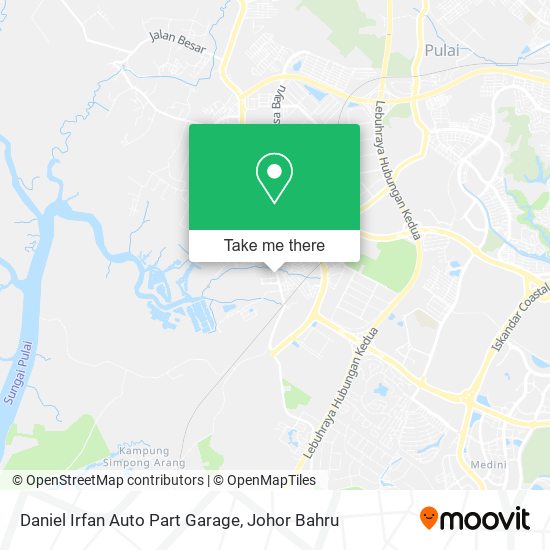 Daniel Irfan Auto Part Garage map