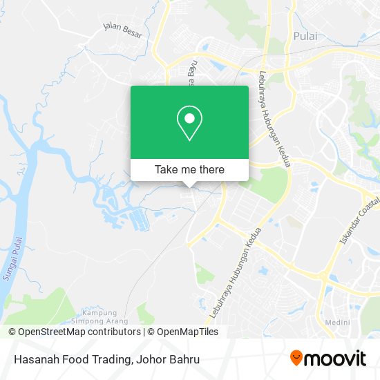 Hasanah Food Trading map