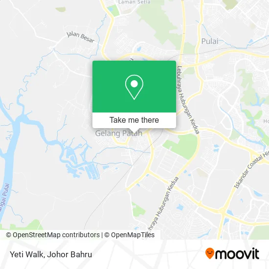 Yeti Walk map