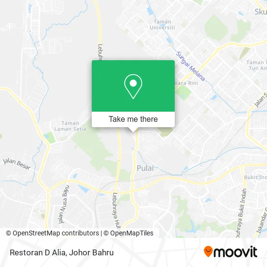 Restoran D Alia map