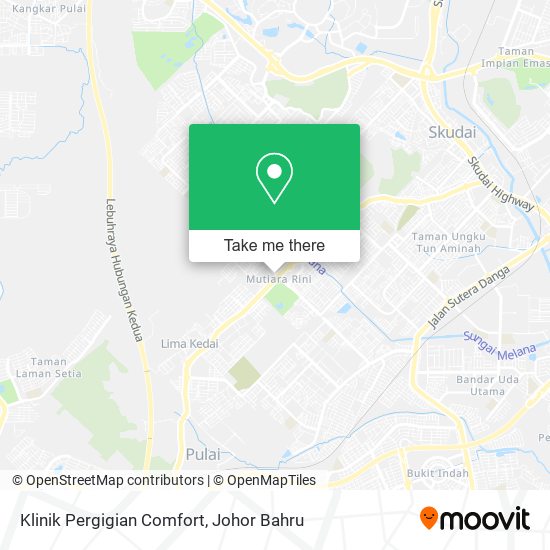 Klinik Pergigian Comfort map